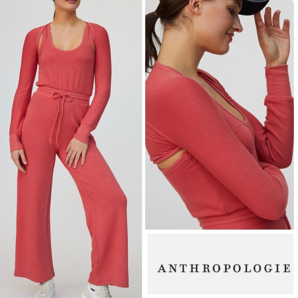 Anthropologie Daily Practice Reflection Jumpsuit, Sz Small